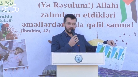 Marneulidə Fələstinə geniş dəstək aksiyası keçirilib