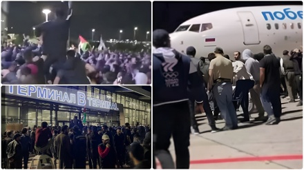 Protesta e popullit të Dagestanit për mbërritjen e një avioni sionist mbylli aeroportin e Makhachkala