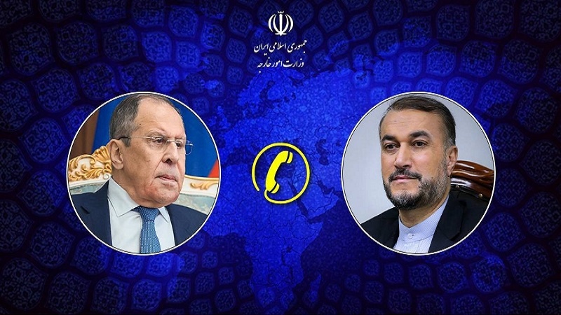 ایران اور روس کے وزرائے خارجہ کے درمیان گفتگو میں غزہ اور غرب اردن کی تازہ ترین صورت حال