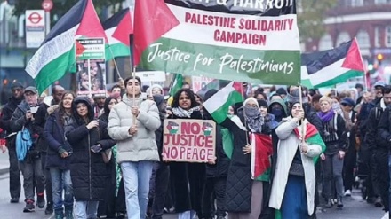 لەندەن هەروا لەسەر ڕێبازی خۆپیشاندانی دژی زایونیستی