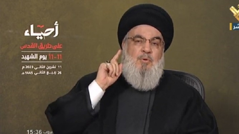 نەسرۆڵڵا: ئەگەرشەڕلەغەززە ڕانەگیردرێت، پەلاماربۆسەر بنکەوپێگەکانی ئەمریکا بەردەوام دەبێت