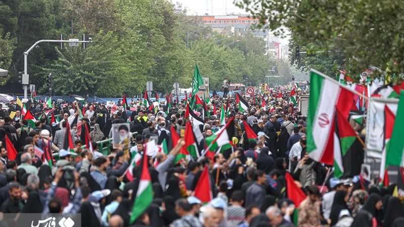 Masovni skupovi podrške Palestini u Iranu: Kolaps Izraela neizbježan