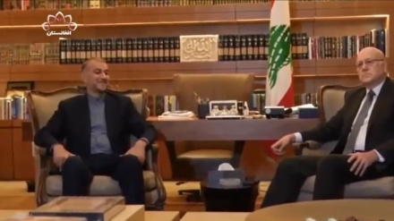 دیدار امیر عبداللهیان با نجیب میقاتی در بیروت