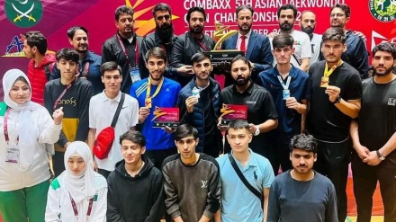 درخشش تیم ملی تکواندو افغانستان در مسابقات تکواندو آزاد آسیایی G2 