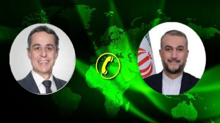 ایران اور سوئیزرلینڈ کے وزرائے خارجہ کی ٹیلیفونی گفتگو، مستقل فائربندی پر ایران کے وزیرخارجہ کی تاکید 