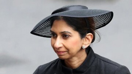  برکناری وزیر کشور انگلیس بعد از انتقاد از تظاهرات حمایت از فلسطین