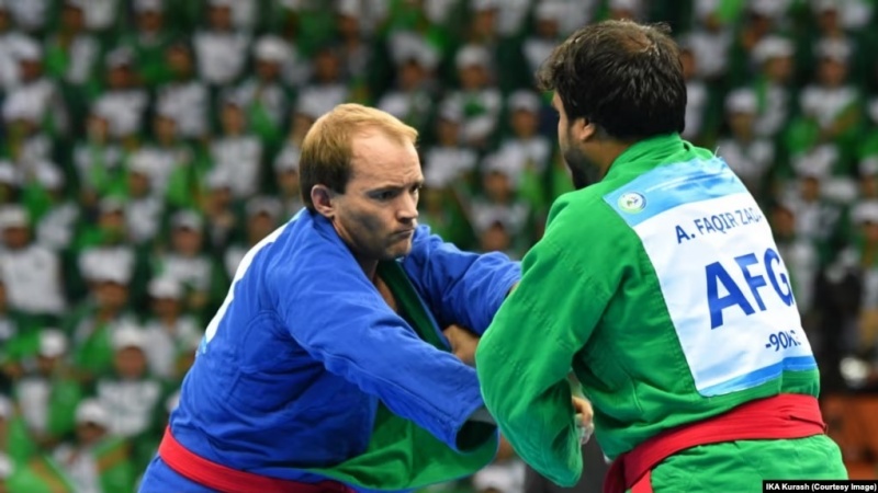 آغاز رقابت های جهانی کورش با حضور ورزشکاران افغانستان در ترکمنستان