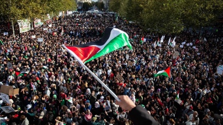 فلسطینیوں کی نسل کشی کے خلاف پوری دنیا میں احتجاجی مظاہرے جاری