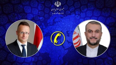 ایران اور ہنگری کے وزرائے خارجہ کی ٹیلیفونی گفتگو،امدادی اشیاء کی غزہ منتقلی اور جنگ بندی کی ضرورت پر زور