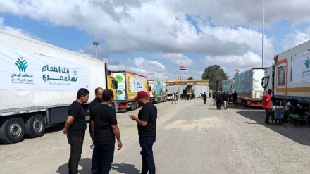 گەیشتنی ٦١ لۆریی یارمەتی بە باکووری غەززە