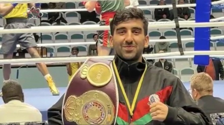  قهرمانی حسیب الله ملک زاده در رقابت های مشت زنی