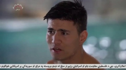 اشتراک ورزشکار پارشنای افغان در مسابقات شنای بین قاره ای امریکا 