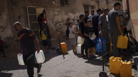 ئاو، چەکی دەستی ڕژێمی زایۆنی دژ بە خەڵکی غەززە