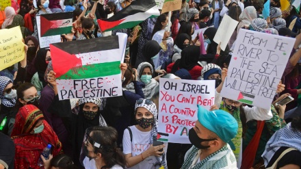 پاکستان کے مختلف شہروں میں فلسطین کی حمایت میں مظاہرے (ویڈیو)