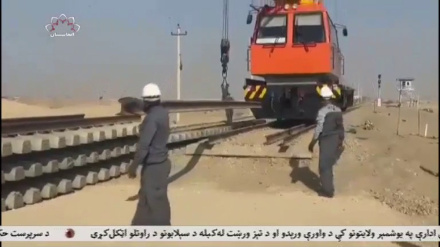 تکمیل کار ساخت خط آهن بر فراز پل کانال قوش تپه