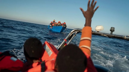 غرق شدن قایق حامل پناهجویان در لیبیا