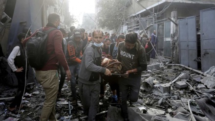 غزہ پر صیہونی فوج کی مسلسل بمباری، 178 شہید اور 589 زخمی