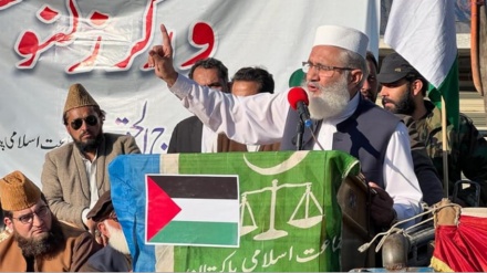 مظفرآباد میں فلسطینی عوام کے ساتھ اظہار یکجہتی کیلئے ریلی (ویڈیو)