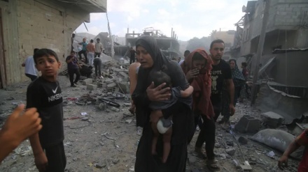 بەردەوام بوونی بۆردومانی دڕندانەی غەززە لە لایەن فڕۆکە جەنگییەکانی ڕژێمی زایۆنییەوە