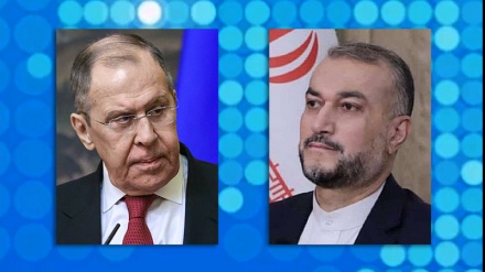 ایران اور روس کے وزرائے خارجہ کی ٹیلی فونی گفتگو، غزہ کے بارے میں تبادلہ خیال  