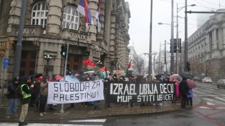 Uprkos zabrani, građani u Beogradu održali skup podrške Palestini