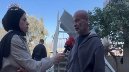 پەیامی باوکی تامێر مەرعی بەدیلگیراوی دەستی زایونیستەکان لەسەر کەلاوەی ماڵەکەیەوە