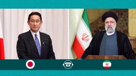ایران اور جاپان کے سربراہان مملکت کی ٹیلیفونی گفتگو، غزہ کی صورتحال پر تبادلہ خیال 