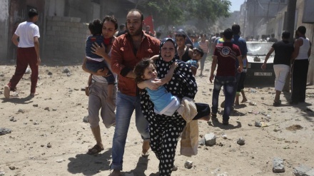 غزہ پر غاصب اسرائیلی طیاروں کی بمباری درجنوں شہید اور زخمی 