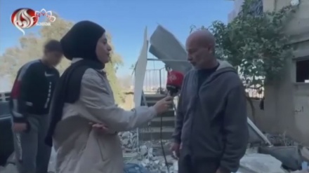 Yurdu dağıdılmış Fələstinlidən sionistlərə diş sındırıcı cavab