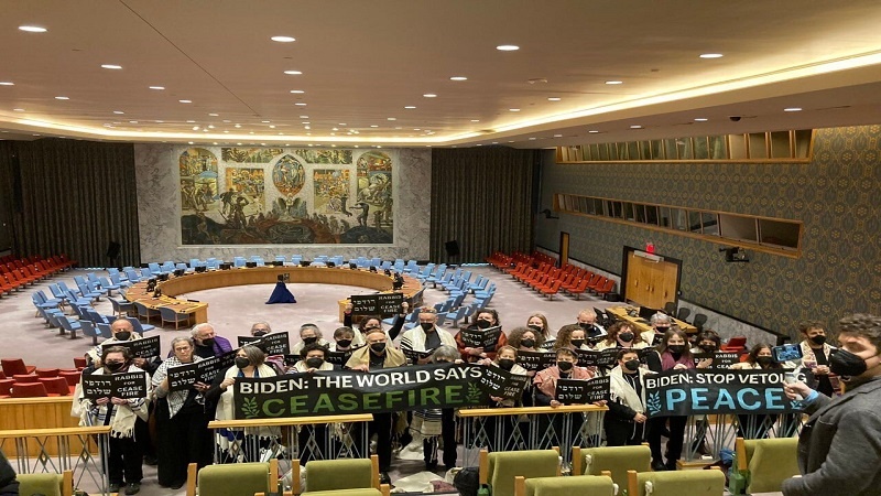 اقوام متحدہ میں یہودی خاخاموں کا غزہ میں جنگ بند کرانے کا مطالبہ