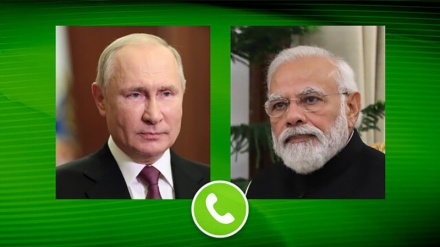 روس کے صدر اور ہندوستان کے وزیراعظم کی ٹیلی فونی گفتگو