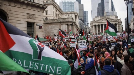 ڕێپێوانی لایەنگرانی فەلەستین دیسان لە زۆرێک لە وڵاتانی جیهان بەڕێوەچوو