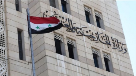 دمشق کے ایک رہائشی علاقے پر صیہونی فوج کی وحشیانہ جارحیت پر شام کی وزارت خارجہ کا بیان