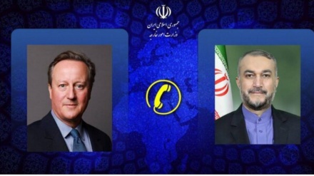ایران اور برطانیہ کے وزرائے خارجہ کی ٹیلی فونی گفتگو، غزہ کی تازہ صورتحال پر تبادلہ خیال
