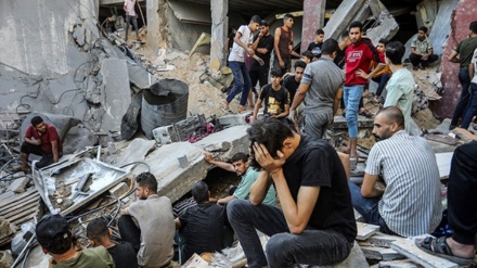 غزہ کے باشندوں، ہسپتالوں اور پناہ گاہوں پرغاصب صیہونی فوجیوں کے حملے