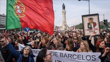 Portuqaliya xalqı fələstinlilərə dəstək aksiyası keçirib