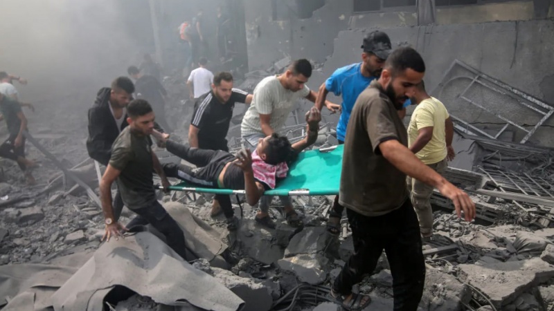 جنوبی غزہ کے مختلف علاقوں پر اسرائیلی جارحیت، دسیوں افراد شہید و زخمی