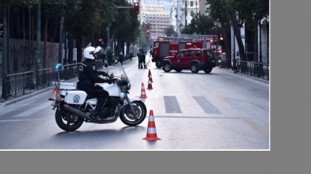 یونان: نامعلوم شخص کا فون آنے کے بعد، وزارت محنت کی عمارت میں زوردار دھماکہ