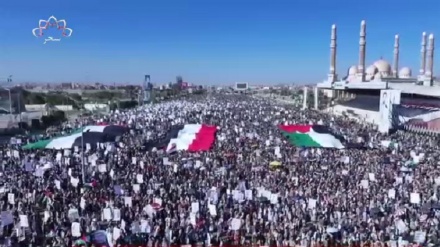 تظاهرات مردم یمن در حمایت از فلسطین