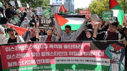 لایەنگرانی فەلەستین لە وڵاتانی جیهان بەردەوامبوونی ژینۆسایدی ڕژێمی زایۆنی و ئەمریکایان شەرمەزار کرد