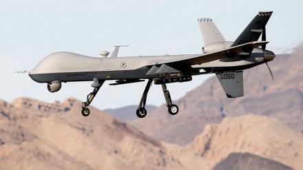 یمنی فوج نے امریکی  ڈرون مار گرایا (ویڈیو) 