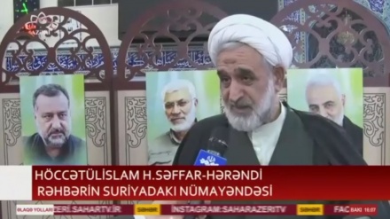 Dəməşq Zeynəbiyyə-sində 15 şəban şənliyi keçirilib