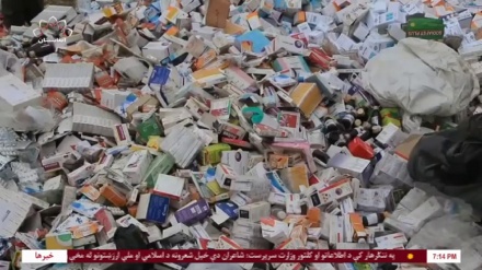 حریق بیش از 20 تن دوا و مواد غذایی بی کیفیت و تاریخ گذشته در بلخ 