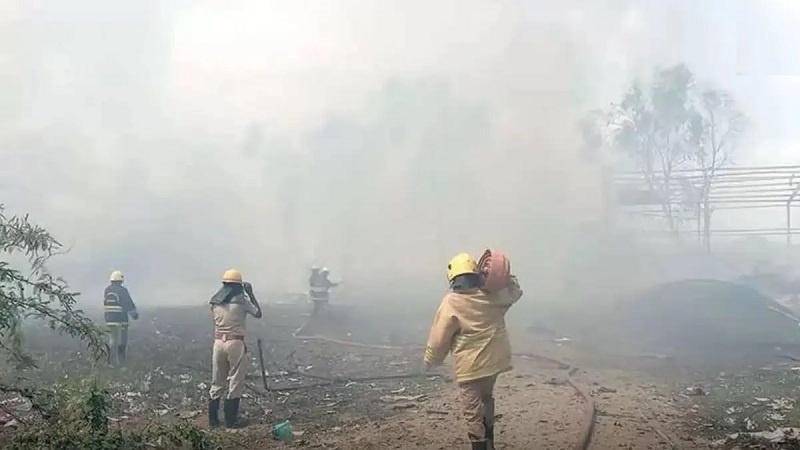 ہندوستان: تمل ناڈو کی پٹاخہ فیکٹری میں زوردار دھماکہ، 10 افراد ہلاک
