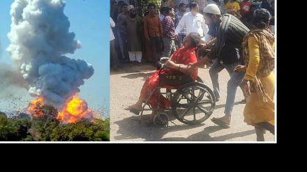 ہندوستان: مدھیہ پردیش پٹاخہ فیکٹری آتش زدگی، مرنے والوں کی تعداد 13، پندرہ دھماکوں کے بعد شام کو ایک اور دھماکہ ہوا