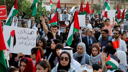   اردن، بحرین اور یمن میں فلسطین کی حمایت میں مظاہرے 