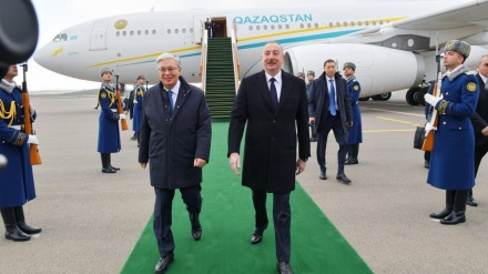 Qazaxıstan prezidenti Azərbaycana səfər edib