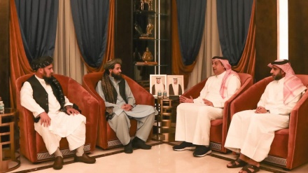 دیدار یعقوب مجاهد و فصیح الدین فطرت با وزیر دفاع قطر
