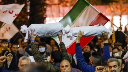 تہران میں فلسطین کی حمایت میں مظاہرہ (ویڈبو) 