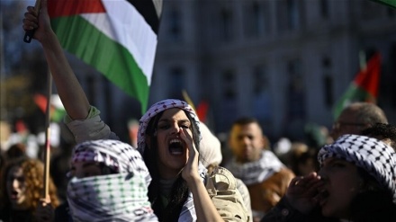 دنیا کے مختلف ملکوں میں فلسطینیوں کی حمایت میں مظاہرے